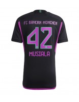 Bayern Munich Jamal Musiala #42 Venkovní Dres 2023-24 Krátký Rukáv
